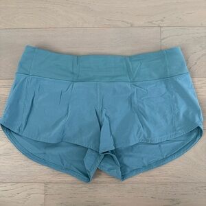 lululemon athletica Teal Athletic Shorts